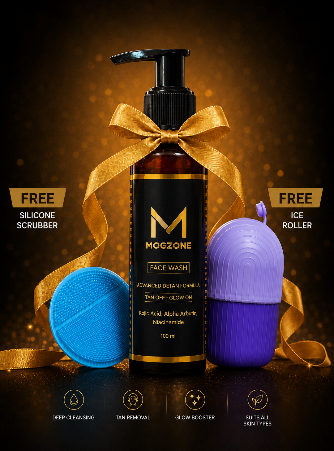 MOGZONE Advanced Detan Face Wash
